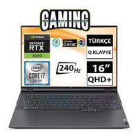Lenovo Legion 5 Pro 16IAH7H 82RF00J3TX Harici GeForce RTX 3060 Intel Core i7 12700H 16 GB Ram 1 TB SSD 16 inç QHD Freedos Gaming Laptop