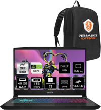 MSI Katana 15 B13VGK2023XTRP363 Harici GeForce RTX 4070 Intel Core i7 13620H 40 GB Ram 1 TB SSD 15.6 inç Full HD Windows 11 Home Gaming Laptop + PER4 Çanta