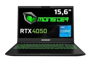 Monster Abra A5 V20.4.2 Harici GeForce RTX 4050 Intel Core i5 12450H 32 GB Ram 1 TB SSD 15.6 inç Full HD Freedos Gaming Laptop