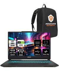 MSI Cyborg 15 A13VF-895XTR Harici GeForce RTX 4060 Intel Core i5 13420H 40 GB Ram 4 TB SSD 15.6 inç Full HD Freedos Gaming Laptop + PER4 Çanta