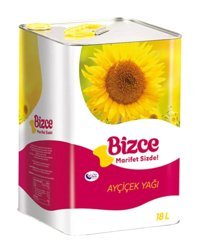 Bizce Teneke Ayçiçek Yağı 18 lt