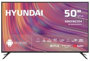 Hyundai 50HYN2104 50 inç 4K Ultra HD 127 cm Flat Uydu Alıcılı Smart LED Android Televizyon