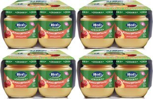 Hero Baby Laktozsuz Tahılsız Glutensiz Organik Şeftali-Elma 6. Aydan İtibaren Kaşık Maması 16x120 gr