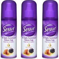 Sesu Böğürtlen & Badem Ağda Yağı 3 x 150 ml
