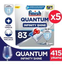 Finish Quantum Infinity Shine Tablet Bulaşık Makinesi Deterjanı 5x83 Adet