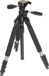 Slik Pro 340DX 4 Kademeli Pan-Tilt Head Tripod 147 cm