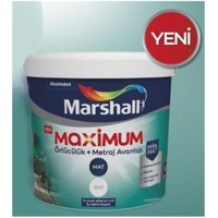 Marshall Maximum Su Bazlı Plastik Mat İç Cephe Boyası 2.5 lt Saf