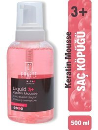 Eraste Keratin Liqiud Kıvırcık Saçlar İçin Şekillendirici Hacim Veren Saç Köpüğü 500 ml