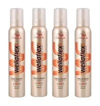 Wella Wellaflex Curl & Waves Dalgalı-Kıvırcık Saçlar İçin Şekillendirici Hacim Veren Saç Köpüğü 4x200 ml