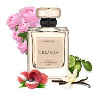 Creamia Amoura EDP Amber-Çiçeksi-Sandal Ağacı Kadın Parfüm 50 ml