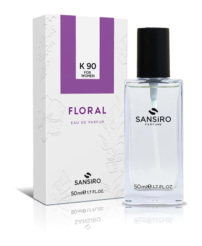 Sansiro K90 EDP Çiçeksi-Meyveli-Oryantal Kadın Parfüm 50 ml