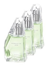 Avon Perceive Dew EDT Amber-Çiçeksi-Sandal Ağacı Kadın Parfüm 3x50 ml