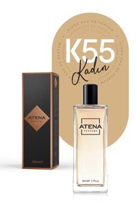 Atena Perfume K-55 EDP Baharatlı-Çiçeksi-Meyveli Kadın Parfüm 50 ml