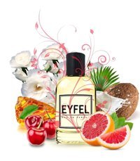 Eyfel Parfüm W56 EDP Çiçeksi-Meyveli-Odunsu Kadın Parfüm 100 ml