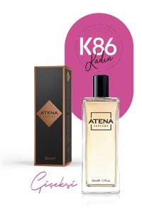 Atena Perfume K-86 EDP Çiçeksi-Meyveli-Odunsu Kadın Parfüm 50 ml