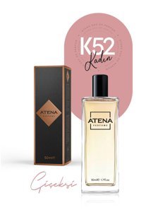Atena Perfume K-52 EDP Baharatlı-Çiçeksi-Odunsu Kadın Parfüm 50 ml