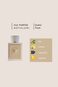 Noox Perfumes K14 EDP Amber-Aromatik-Çiçeksi Kadın Parfüm 50 ml