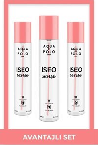 Aqua Di Polo 1987 Iseo EDP Amber-Fresh-Odunsu Kadın Parfüm 3x24 ml