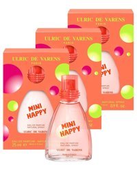 Ulric De Varens Mini Happy EDP Çiçeksi-Meyveli-Sandal Ağacı Kadın Parfüm 3x25 ml