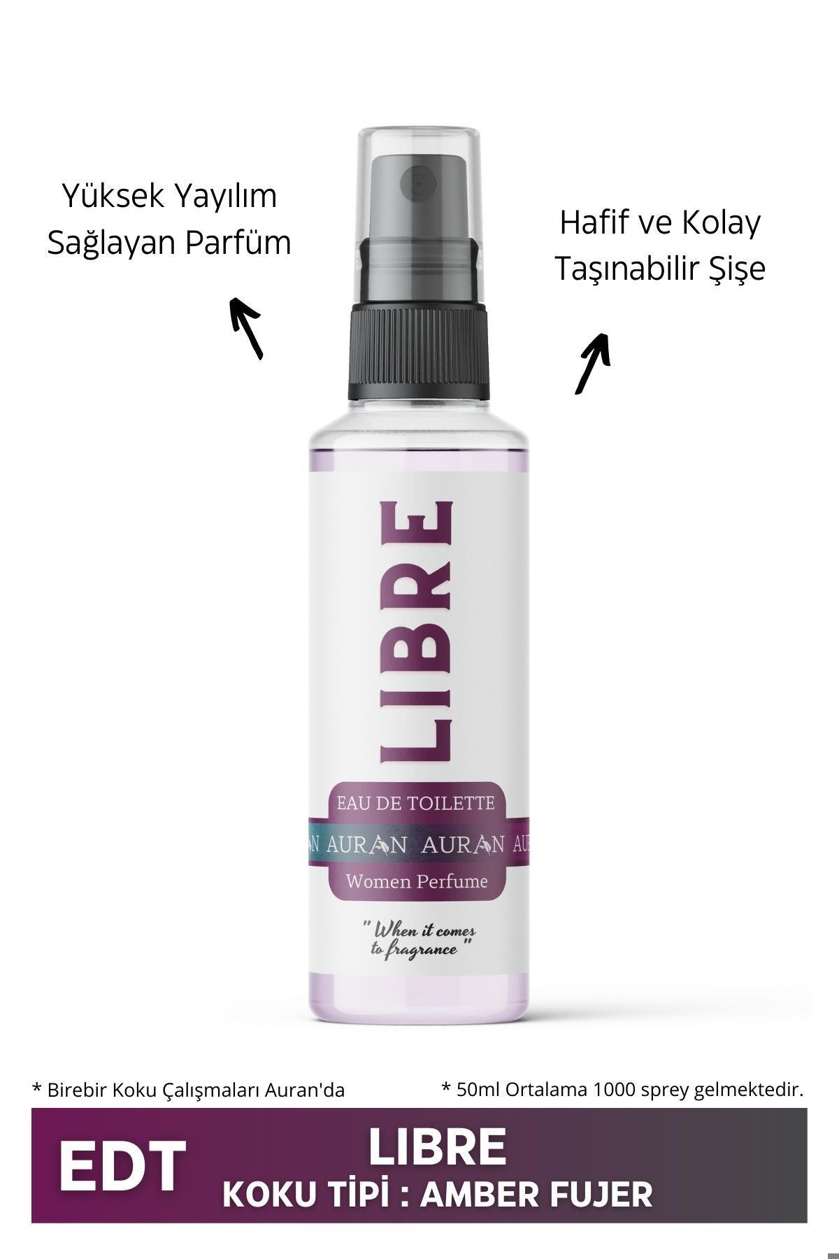 Auran Libre EDT Bergamot-Çiçeksi-Narenciye Kadın Parfüm 50 ml