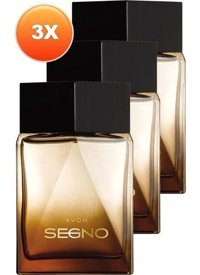 Avon Segno EDP Fresh-Odunsu-Oryantal Erkek Parfüm 3x75 ml