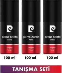 Pierre Cardin Original EDP Baharatlı-Odunsu-Sandal Ağacı Erkek Parfüm 3x100 ml