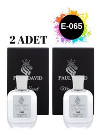 Paul David E-065 EDP Baharatlı-Meyveli-Odunsu Erkek Parfüm 2x50 ml