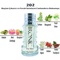 İronic 202 EDP Bergamot-Fresh-Odunsu Erkek Parfüm 100 ml