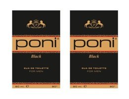 Poni Black EDT Çiçeksi-Fresh-Odunsu Erkek Parfüm 2x90 ml