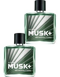 Avon Musk Metropolitano EDT Baharatlı-Çiçeksi-Odunsu Erkek Parfüm 2x75 ml