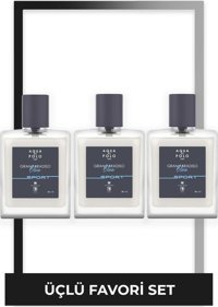 Aqua Di Polo 1987 Gran Paradiso EDP Amber-Odunsu-Oryantal Erkek Parfüm 3x50 ml