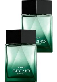 Avon Segno Impact EDP Fresh-Odunsu-Vetiver Erkek Parfüm 2x75 ml