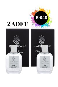 Paul David E-048 EDP Amber-Fresh-Odunsu Erkek Parfüm 2x50 ml