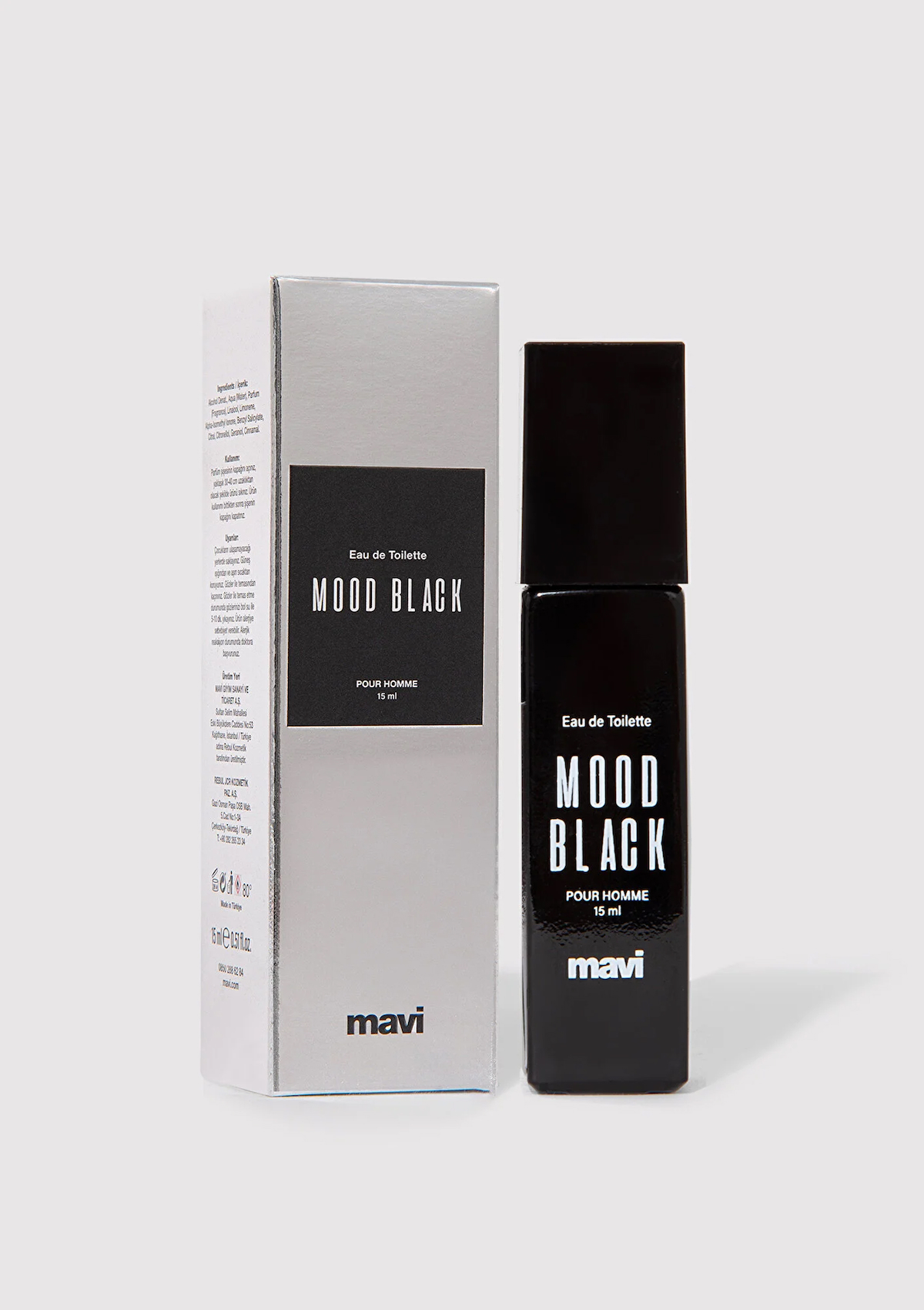 Mavi Mood Black EDT Baharatlı-Meyveli-Odunsu Erkek Parfüm 12 ml