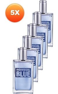 Avon Individual Blue EDT Amber-Odunsu-Turunçgil Erkek Parfüm 5x100 ml
