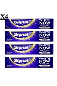 Signal White Now Gold Naneli Florürlü Diş Macunu 4x50 ml