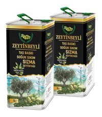 Zeytinbeyli Organik Filtresiz Yüksek Polifenollü Soğuk Sıkım Erken Hasat Taş Baskı Teneke Sızma Zeytinyağı 10 lt