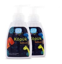 Soop Baby Pudra Kokulu Köpük Bebek Sabunu 2x300 ml