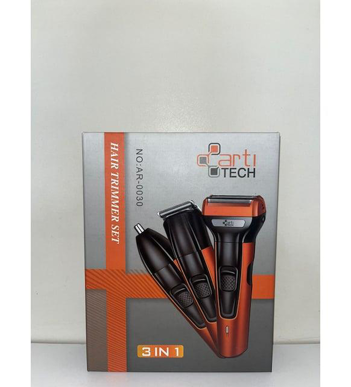 Artı Tech TR-5400 Saç Sakal Burun 3 Başlıklı Çok Amaçlı Sinekkaydı Kuru Tıraş Makinesi