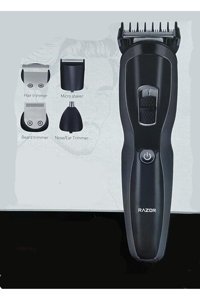 Razor RZ-1001 Saç Sakal Burun 3 Başlıklı Kuru Tıraş Makinesi