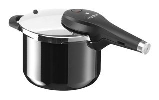 Wmf 522265290 Fusıontec Clipso Kapak Çelik 6.5 lt Düdüklü Tencere Siyah