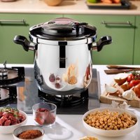 Schafer Cooky Clipso Kapak Thermo Kapsül 7 lt Düdüklü Tencere Gold Rose