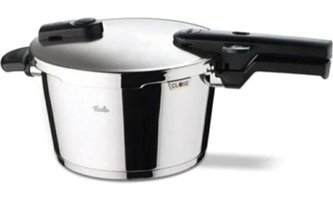 Fissler Vitaquick Clipso Kapak Çelik 3.5 - 5 lt Düdüklü Tencere Siyah