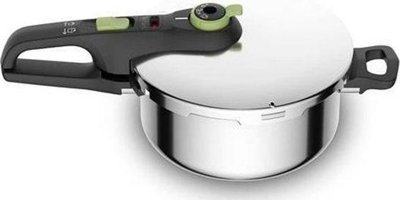 Tefal Secure Trendy Clipso Kapak Çelik 4 lt Düdüklü Tencere Gri