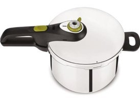 Tefal Secure 5 Neo V2 Clipso Kapak Çelik 4 lt Düdüklü Tencere Siyah