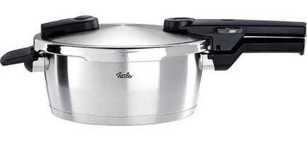 Fissler Vitaquick Premium Clipso Kapak Çelik 2.5 lt Düdüklü Tencere Gri