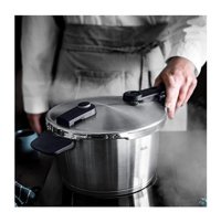 Fissler Vitaquick Premium Fs60281010000 Clipso Kapak Çelik 10 lt Düdüklü Tencere Gri