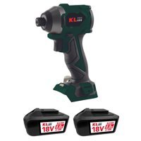 Klpro KLDV18BH-80 18 V 8 Ah Kömürsüz Darbeli Çift Akülü Vidalama Makinesi