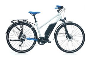 Carraro E-Time Venüs 250 W 60 Km Elektrikli Şehir / Tur Bisikleti Mavi-Gri
