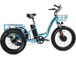 Bisan Bully 250 W 150 Km 24 Jant 7 Vites Elektrikli Bisiklet Mavi - Siyah